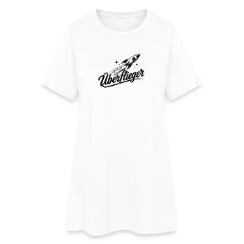 Überflieger (Erfolg) - Frauen T-Shirt-Kleid - Weiß - Vorne