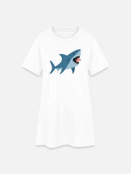 Hai - Frauen T-Shirt-Kleid - Weiß