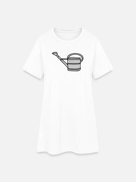 Arrosoir - Robe T-shirt Femme - blanc