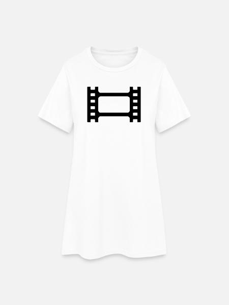court métrage - Robe T-shirt Femme - blanc