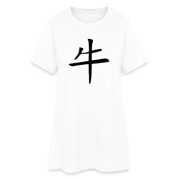 Buffalo - Kanji - Women’s T-Shirt Dress - white - Front