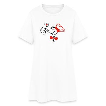 Le chef étoilé - Robe T-shirt Femme - blanc - Devant