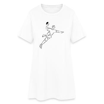 Handball - Frauen T-Shirt-Kleid - Weiß - Vorne