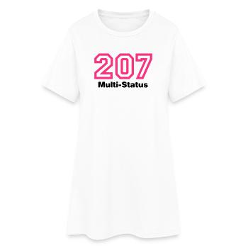 Error 207 | Fehler | Errormessage - Women’s T-Shirt Dress - white - Front