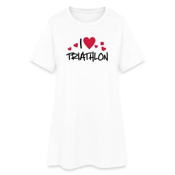 Triathlon - Robe T-shirt Femme - blanc - Devant