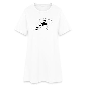 Icône Runner Illustration Sprinter Icône graphique - Robe T-shirt Femme - blanc - Devant