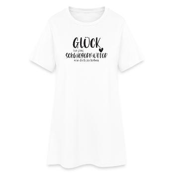 Schwiegermutter Schwiegermama Geschenk Danke - Frauen T-Shirt-Kleid - Weiß - Vorne
