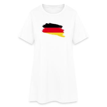Allemagne - Robe T-shirt Femme - blanc - Devant