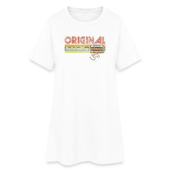 Original 1976 Limited Edition - Kassette - Frauen T-Shirt-Kleid - Weiß - Vorne