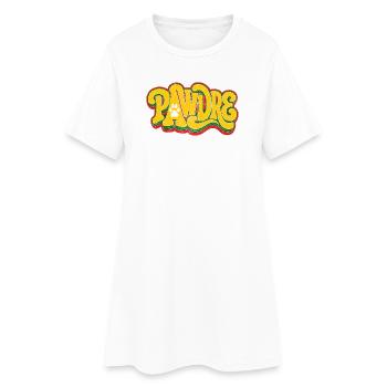 Style reggae PawDre avec logo Paw - Robe T-shirt Femme - blanc - Devant