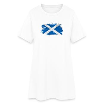 Scotland vintage flag - Women’s T-Shirt Dress - white - Front