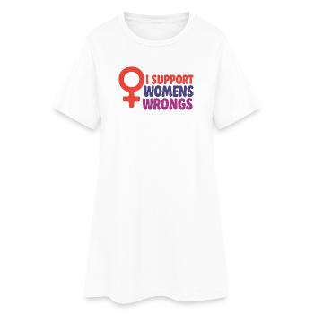T-shirt de rallye symbole Vénus - Robe T-shirt Femme - blanc - Devant