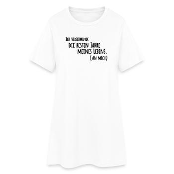 Die besten Jahre - Frauen T-Shirt-Kleid - Weiß - Vorne