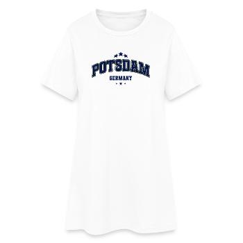 Emblème de Potsdam Allemagne - Robe T-shirt Femme - blanc - Devant