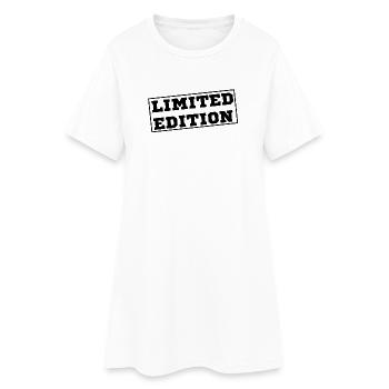 limited edition symbol gift limited fun - Women’s T-Shirt Dress - white - Front