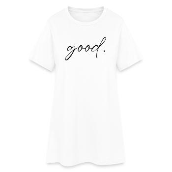 Bien. Chemise Mentalité Responsabilité Motivation - Robe T-shirt Femme - blanc - Devant