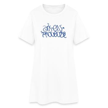 T-shirt Aix-en-Provence en Créatif - Robe T-shirt Femme - blanc - Devant