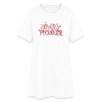 T-shirt Aix Aix Aix Idea Cadeau - Robe T-shirt Femme - blanc - Devant