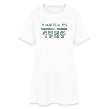 1989 - Frauen T-Shirt-Kleid - Weiß - Vorne