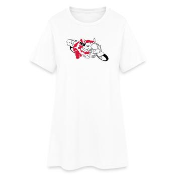 motorrad_2 - Robe T-shirt Femme - blanc - Devant