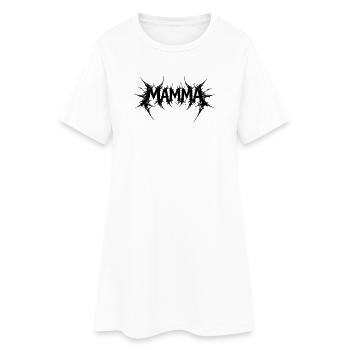 Mama! - Frauen T-Shirt-Kleid - Weiß - Vorne