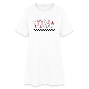 Saison de Baseball Mama - Robe T-shirt Femme - blanc - Devant