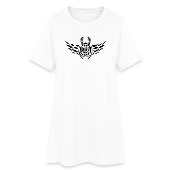 Skarabaeus - Robe T-shirt Femme - blanc - Devant