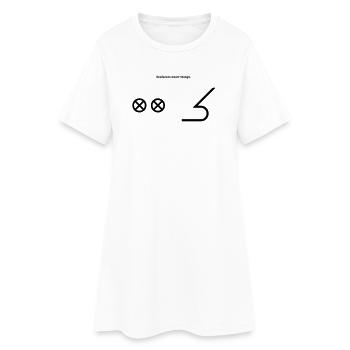 Bug Bow - Seefahrt Segeln Schiffe Kapitän - Frauen T-Shirt-Kleid - Weiß - Vorne