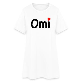 Grand-mère Grand-mère Retraitée - Robe T-shirt Femme - blanc - Devant