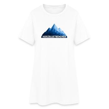 Bündner - Frauen T-Shirt-Kleid - Weiß - Vorne