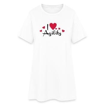2541614 15923905 agility - Robe T-shirt Femme - blanc - Devant