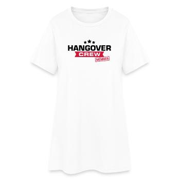 crew junggesellenabschied - Frauen T-Shirt-Kleid - Weiß - Vorne