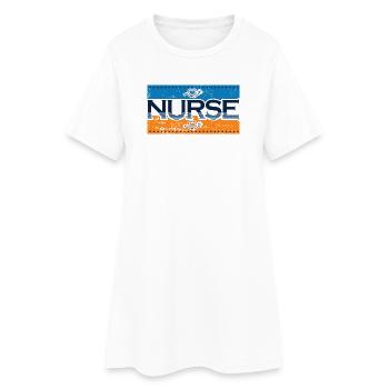 Infirmier - Robe T-shirt Femme - blanc - Devant
