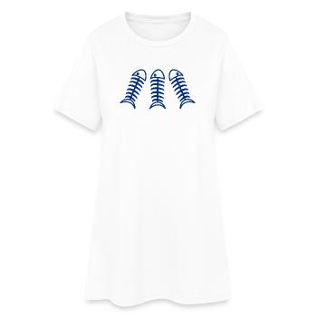 SARDINE. FISH. APRIL FOOL. EASTER. SEA - Women’s T-Shirt Dress - white - Front