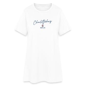 Charlottenburg - Berlin Flagge - Berliner Bär - Frauen T-Shirt-Kleid - Weiß - Vorne