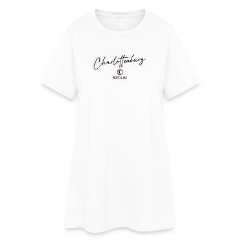 Charlottenburg - Berlin Flagge - Berliner Bär - Frauen T-Shirt-Kleid - Weiß - Vorne