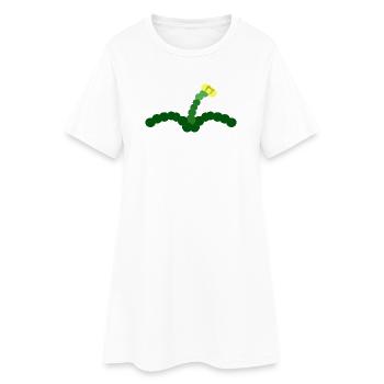 Pissenlit - Robe T-shirt Femme - blanc - Devant
