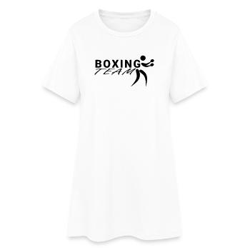Boxing Team - Frauen T-Shirt-Kleid - Weiß - Vorne