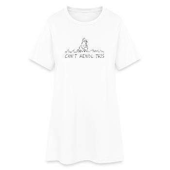 cant hendl this hühner dialekt mundart wortspiel - Frauen T-Shirt-Kleid - Weiß - Vorne