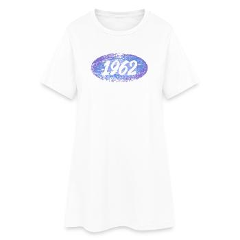 Recrue 1962 - Robe T-shirt Femme - blanc - Devant