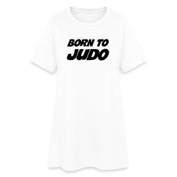 Judo / Judoka / Sport / Kampfkünste / Kampf - Frauen T-Shirt-Kleid - Weiß - Vorne
