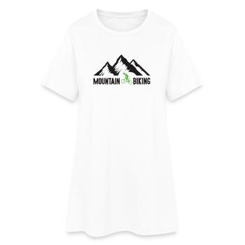 Vtt - Robe T-shirt Femme - blanc - Devant