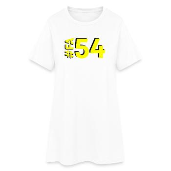 FA54 - Robe T-shirt Femme - blanc - Devant