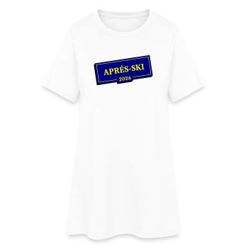 Après-ski 2026 - Robe T-shirt Femme - blanc - Devant