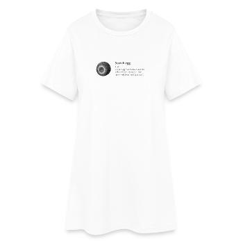 Scotch Egg Dictionnaire Art Tee - Robe T-shirt Femme - blanc - Devant