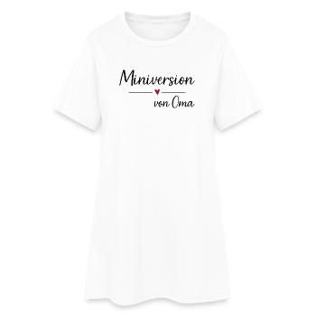 Miniversion von Oma | Minime Oma 2026 Baby - Women’s T-Shirt Dress - white - Front