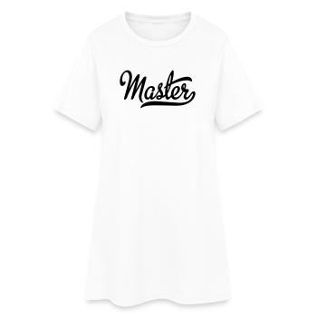 6061912 120174277 master - Frauen T-Shirt-Kleid - Weiß - Vorne