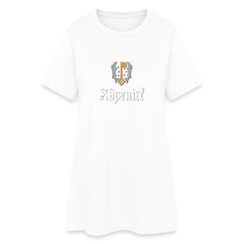 koepenick_wappen_light - Frauen T-Shirt-Kleid - Weiß - Vorne