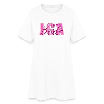 Équipe Mariée Enterrement de vie de garçon Devise des femmes - Robe T-shirt Femme - blanc - Devant
