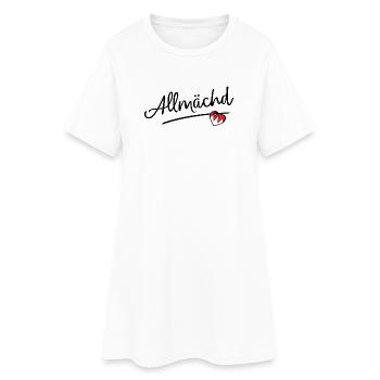 Allmächd - Women’s T-Shirt Dress - white - Front